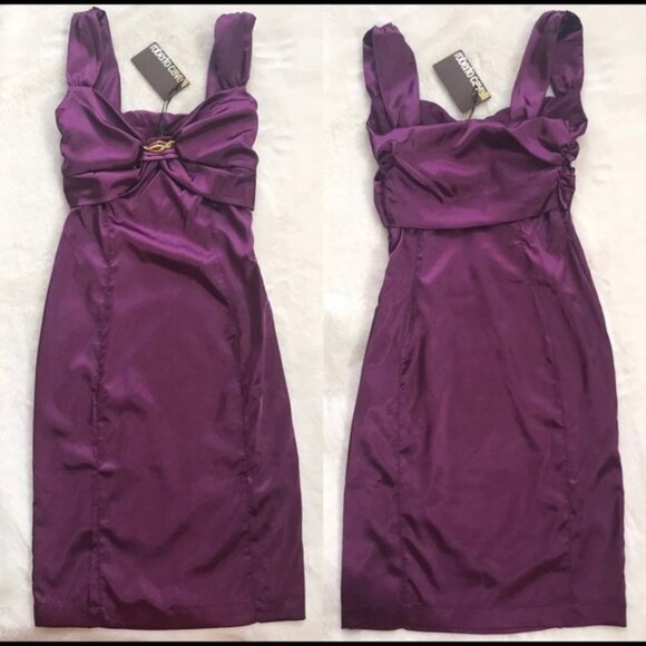 💜NWT  Roberto Cavalli Cocktail Dress 💜 - Picture 4 of 11